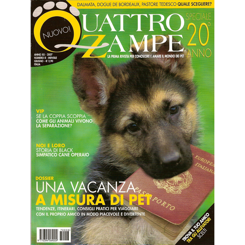 Quattro Zampe (Giugno 2007) - Locandina