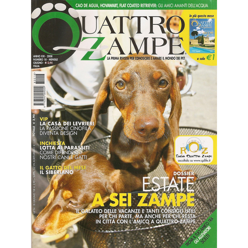 Quattro Zampe (Giugno 2008) - Copertina