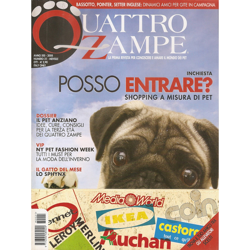 Quattro Zampe (Ottobre 2008) - Copertina