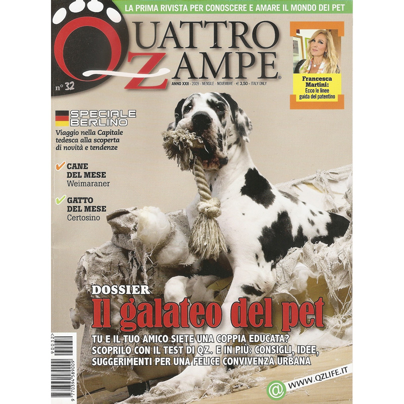 Quattrozampe (Novembre 2009) - Copertina