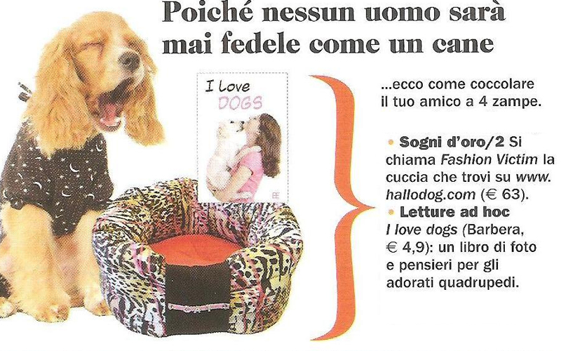 Cuccia Sogni d'oro - Cosmopolitan (Aprile 2011)